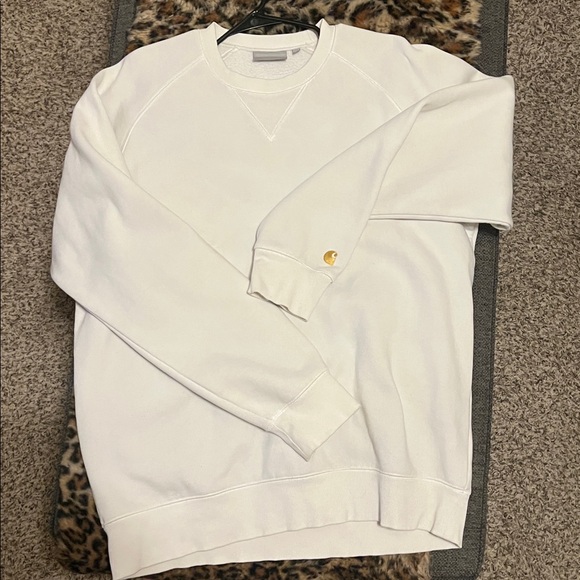 Carhartt WIP White Crewneck Sweater